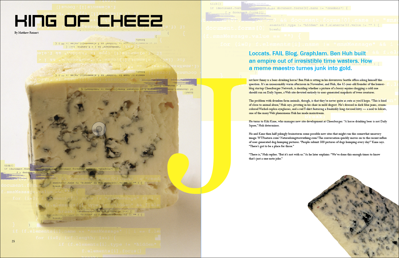 King of Cheese Magazine Articles