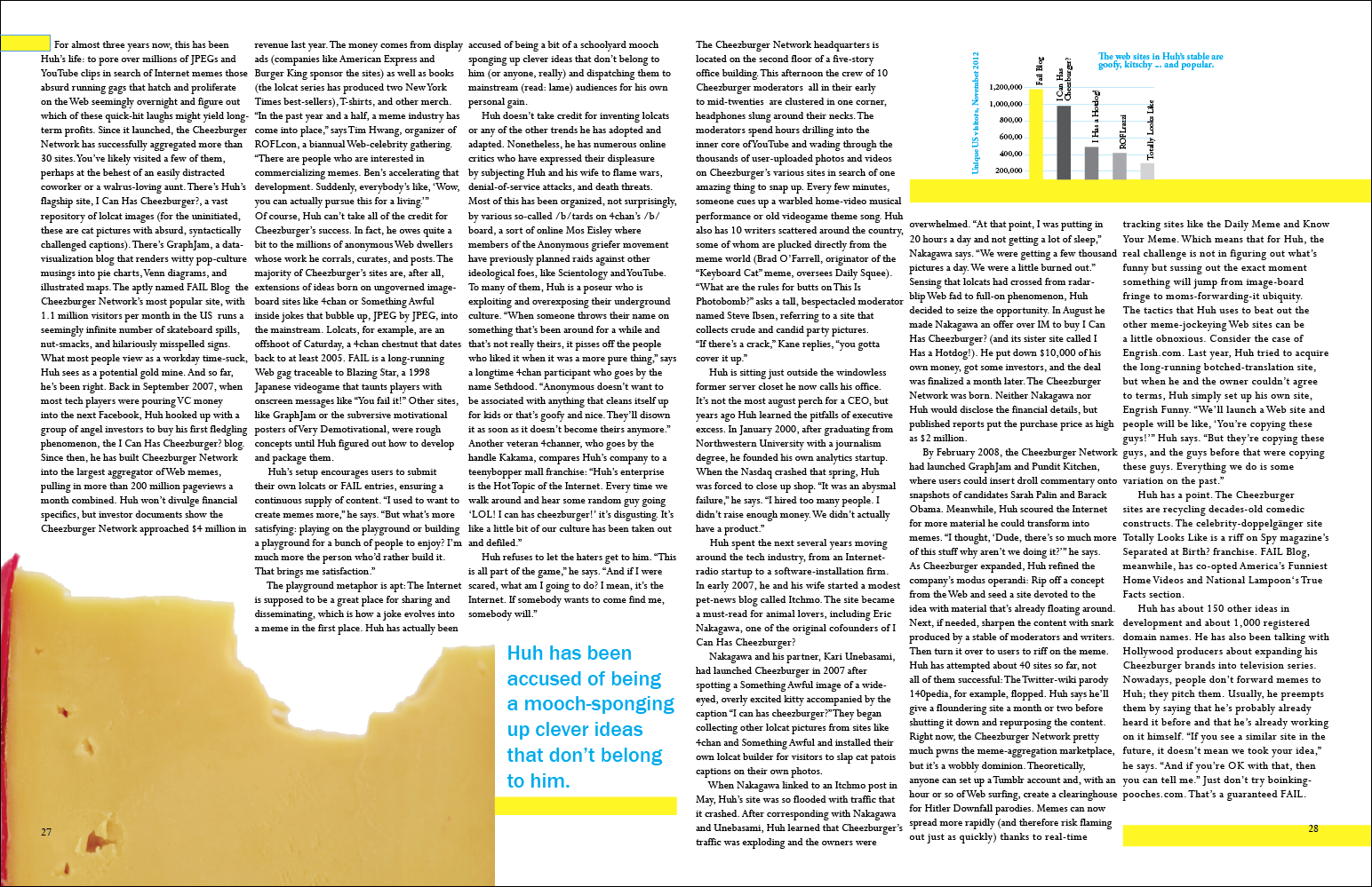 King of CheeseMagazine Articles